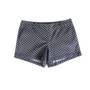 Dalia Collection Navy Printed High-Waist Women’s Shorts Size 4